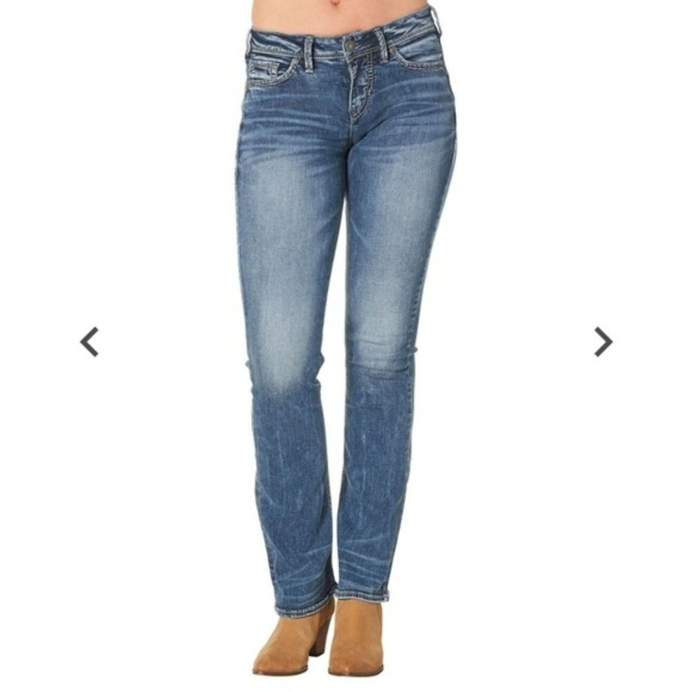 Silver Suki High Slim Boot Jeans Size 28